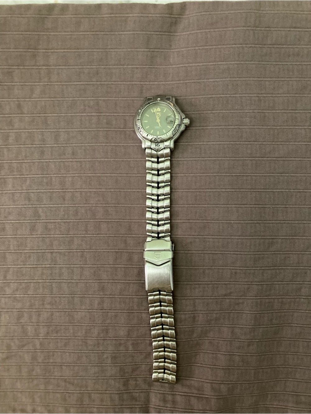 Tag Heuer Silver Stainless Steel Ladies Watch with Linked Bracelet